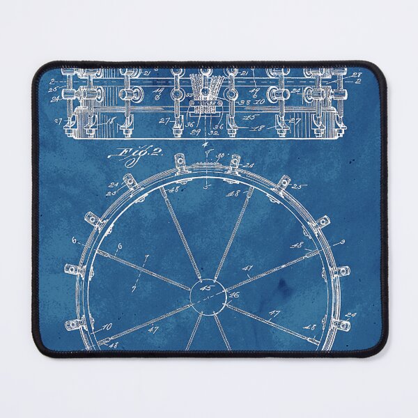 Item preview, Blueprint Drum Patent designed and sold by JoolyA.