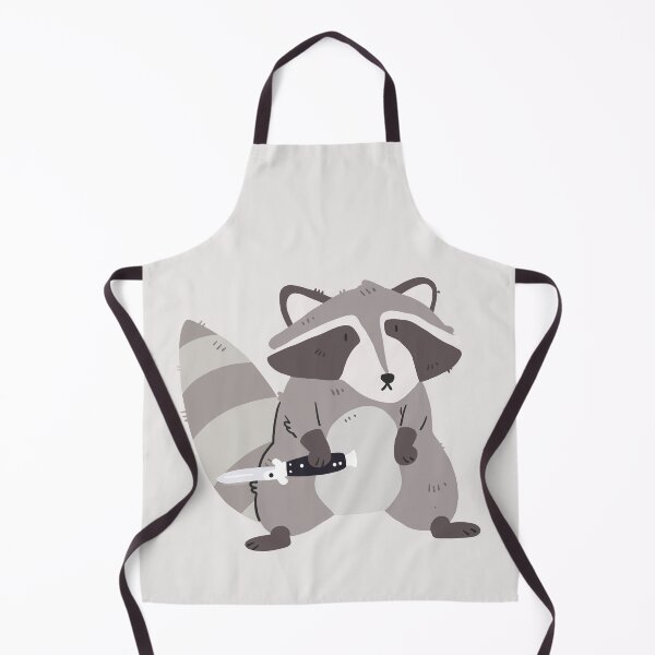 Item preview, Racoon with Switch blade designed and sold by Childish by Design.