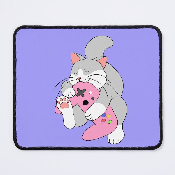 Item preview, Gamer Cat Pink Gaming Controller designed and sold by HugSomeNettles.