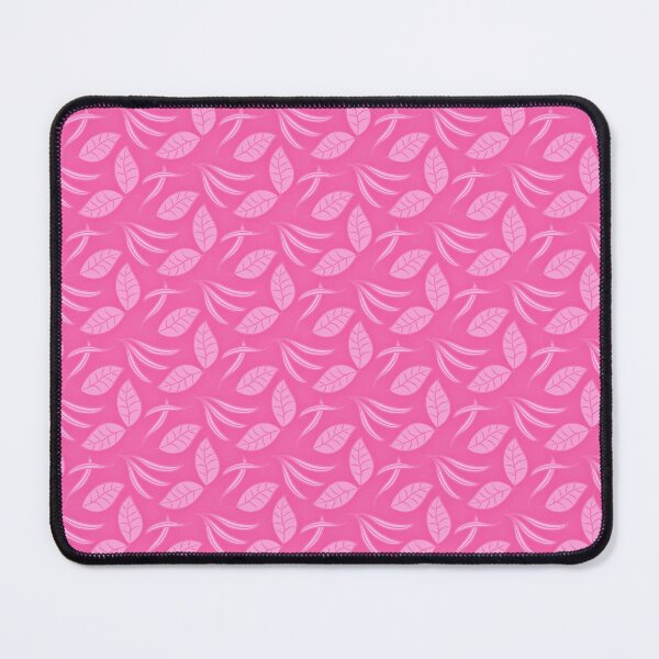 Item preview, Pink seamless leaves pattern wallpaper background designed and sold by SpinklyCreations.