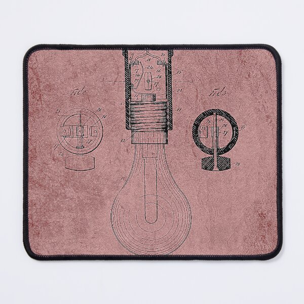 Item preview, Vintage Rose Light Bulb Patent designed and sold by JoolyA.