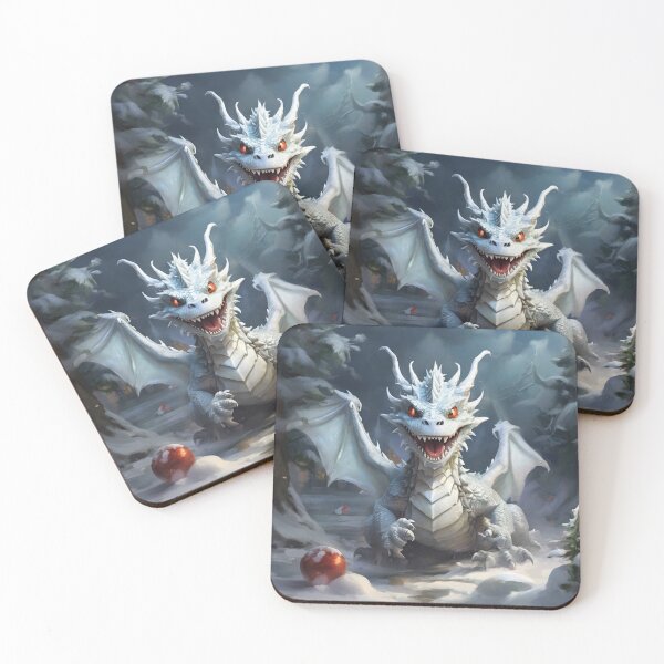 Item preview, Frosty Frolic: Snow Dragon's Snowball Fight designed and sold by MysticFable.