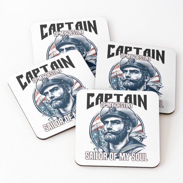 Item preview, captain of my destiny sailor of my soul, American sailor designed and sold by ShawishArt.