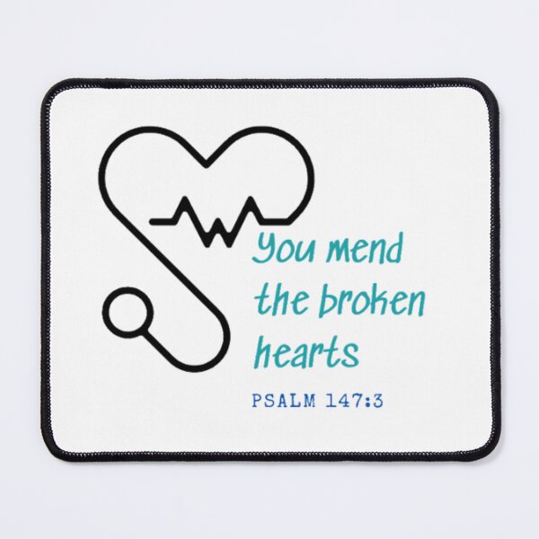 Item preview, You mend the broken heart designed and sold by BodyOfCHRIST.