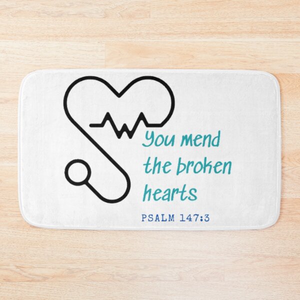 Item preview, You mend the broken heart designed and sold by BodyOfCHRIST.