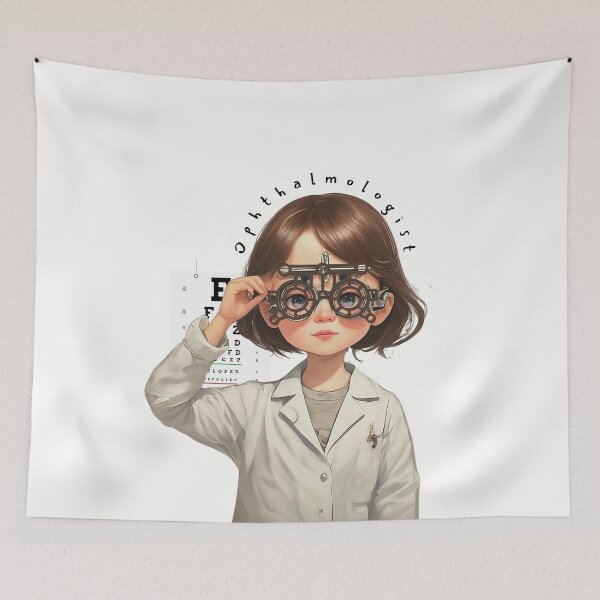 Item preview, Cute Ophthalmologist girl ,brafdesign  designed and sold by Brafdesign.