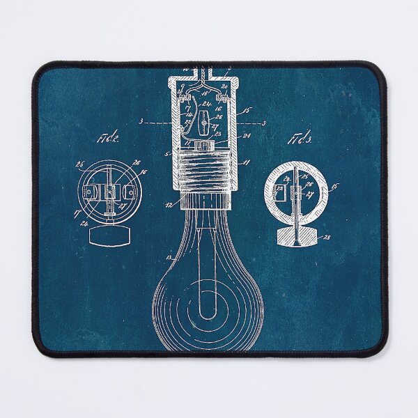 Item preview, Blueprint Light Bulb Patent designed and sold by JoolyA.