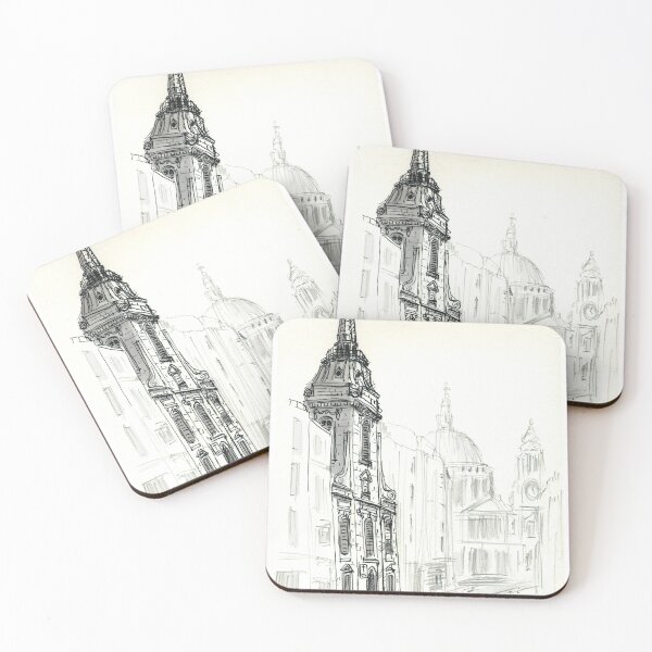 Item preview, Saint Martin within Ludgate , London , Pen and Ink designed and sold by Luke Bailey.