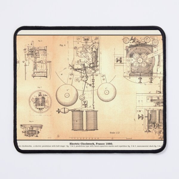 Item preview, Old Clockwork Diagram designed and sold by JoolyA.