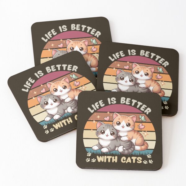 Item preview, Life Is Better With Cats designed and sold by Annabelhut.