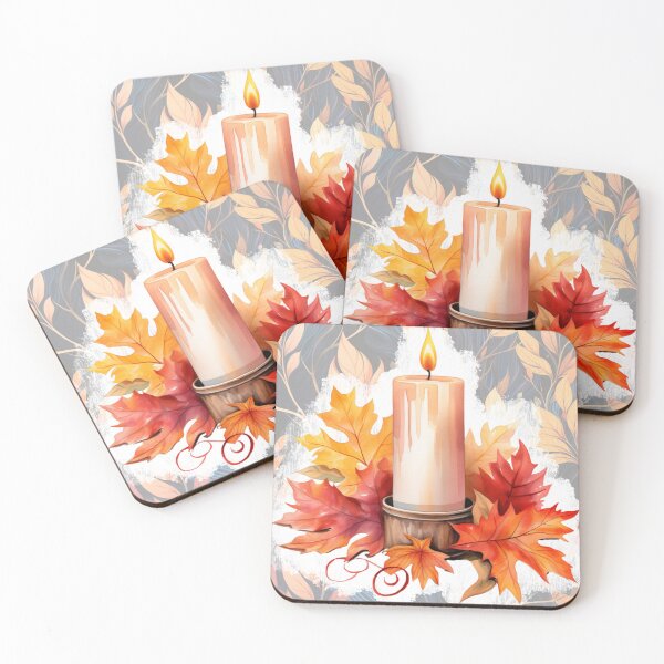 Item preview, Autumn Candle designed and sold by Chestnut Falls Studio.