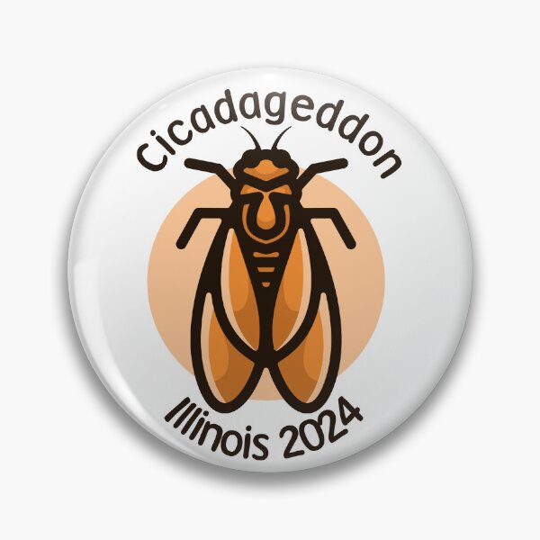 Item preview, Cicadageddon Illinois 2024 designed and sold by EmeraldeaArt.