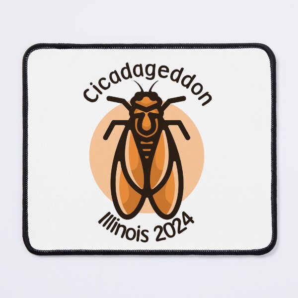 Item preview, Cicadageddon Illinois 2024 designed and sold by EmeraldeaArt.