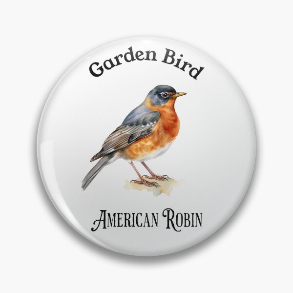 Item preview, Garden Bird American Robin  designed and sold by DavidBriot.