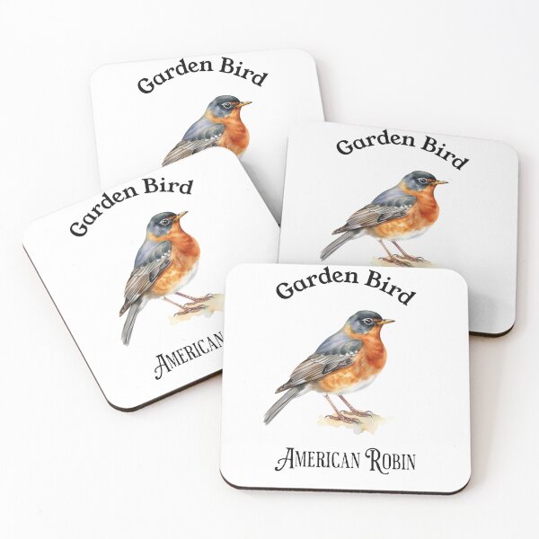 Item preview, Garden Bird American Robin  designed and sold by DavidBriot.
