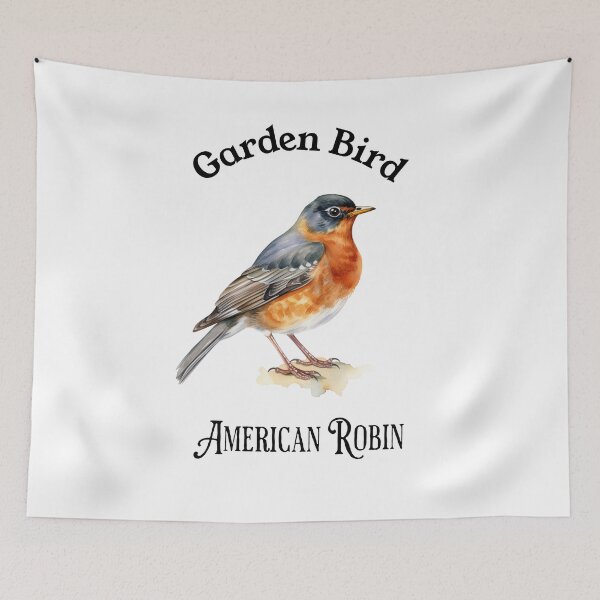 Item preview, Garden Bird American Robin  designed and sold by DavidBriot.