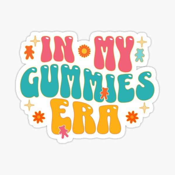 Vista previa del artículo con la obra «En mi era de gomitas | Diseño de gomitas en maceta adorable», diseñado y vendido por mthompson2130.