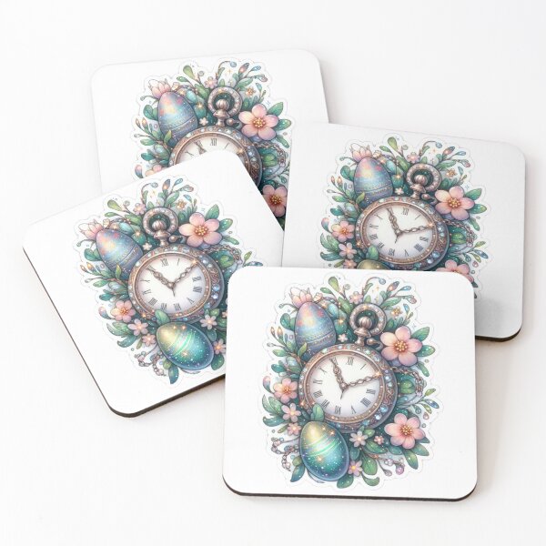 Item preview, clock  Easter sticker designed and sold by Expressions-Sel.