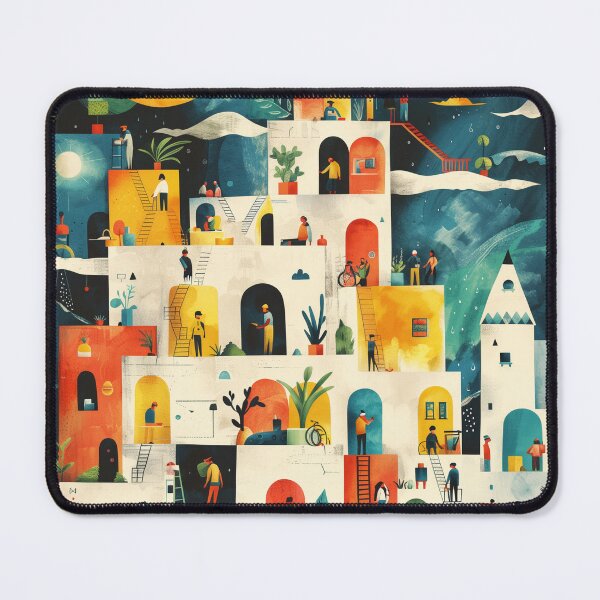 Item preview, Abstract Daily Life Mosaic designed and sold by palmyst.
