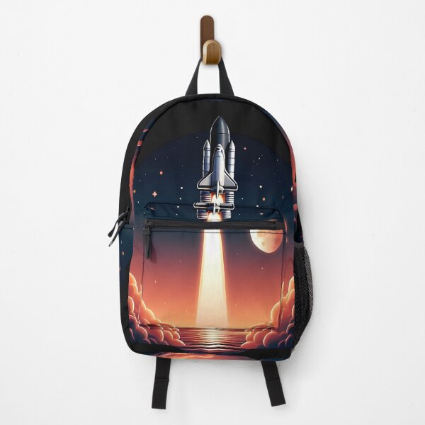 Item preview, Sticker of Launching of Rocket from Launch Pad designed and sold by creativekrish.