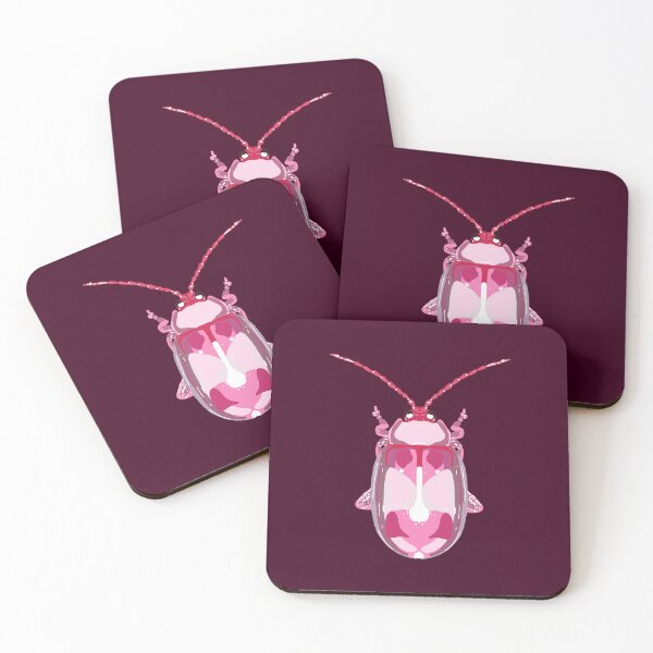 Item preview, Pink Flee Beetle designed and sold by okaymoose.