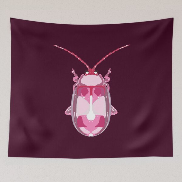Item preview, Pink Flee Beetle designed and sold by okaymoose.