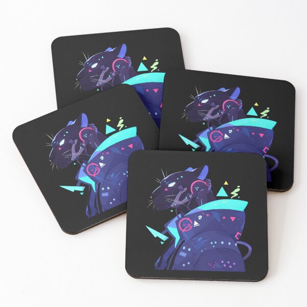 Item preview, Cyber Black Panther // Black Panther // Cool Animal // Cyber Animal // Future Animal Art // Animal Warrior // Animal Cute Art // Gaming Aesthetic stickers designed and sold by SMARTKIT  DESIGNAGENCY.