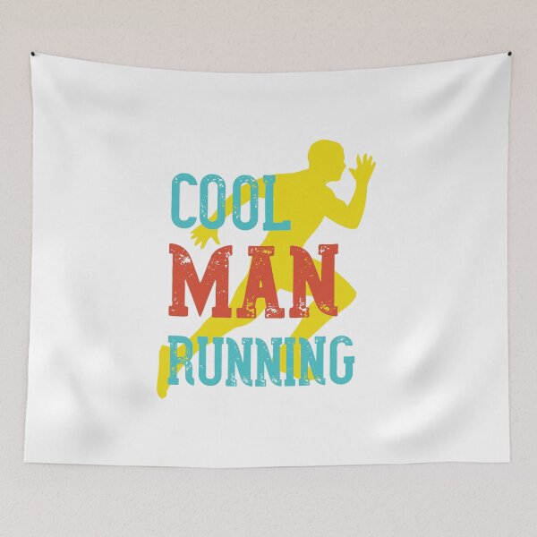 Item preview, Silhouette of a person in a dynamic running pose designed and sold by DavidMay.