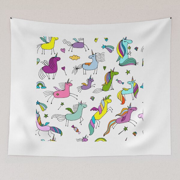 Item preview, Funny unicorn designed and sold by Kudryashka.
