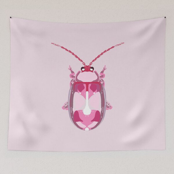 Item preview, Pink Flee Beetle (Light) designed and sold by okaymoose.