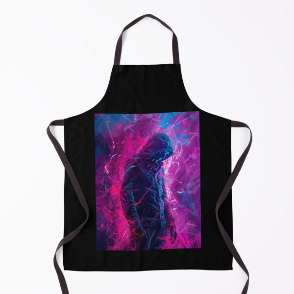 Item preview, Enigmatic Figure Shrouded in Neon Mist designed and sold by palmyst.