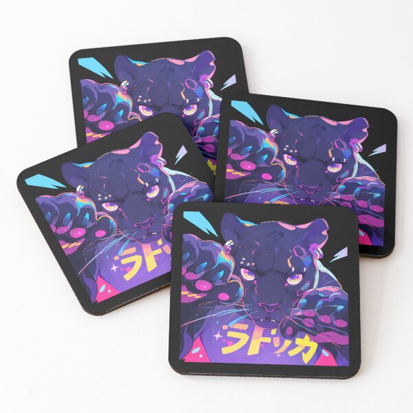 Item preview, Cyber Black Panther // Black Panther // Cool Animal // Cyber Animal // Future Animal Art // Animal Warrior // Animal Cute Art // Gaming Aesthetic stickers designed and sold by SMARTKIT  DESIGNAGENCY.