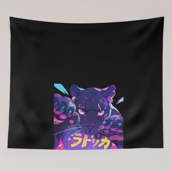 Item preview, Cyber Black Panther // Black Panther // Cool Animal // Cyber Animal // Future Animal Art // Animal Warrior // Animal Cute Art // Gaming Aesthetic stickers designed and sold by SMARTKIT  DESIGNAGENCY.