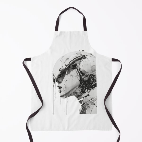 Item preview, Cybernetic Elegance in Monochrome designed and sold by palmyst.