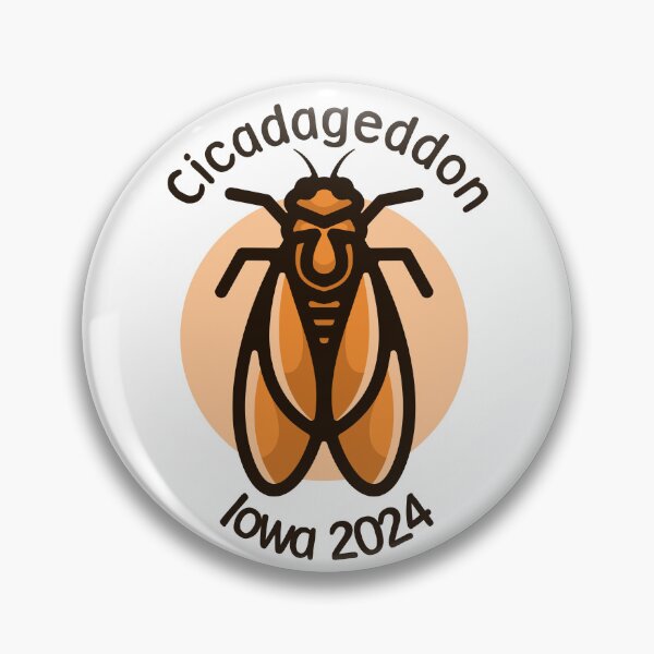 Artikelvorschau, Cicadageddon Iowa 2024 entworfen und verkauft von EmeraldeaArt.