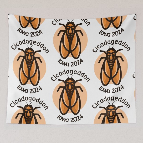 Item preview, Cicadageddon Iowa 2024 designed and sold by EmeraldeaArt.