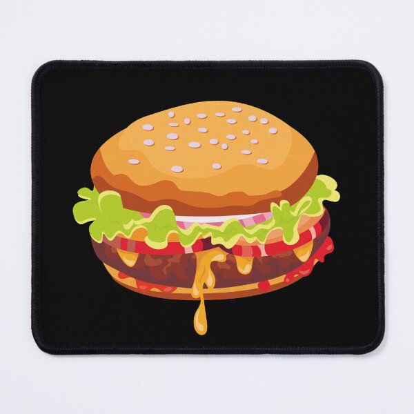 Item preview, Cartoon Juicy Burger designed and sold by Art-of-Rory.
