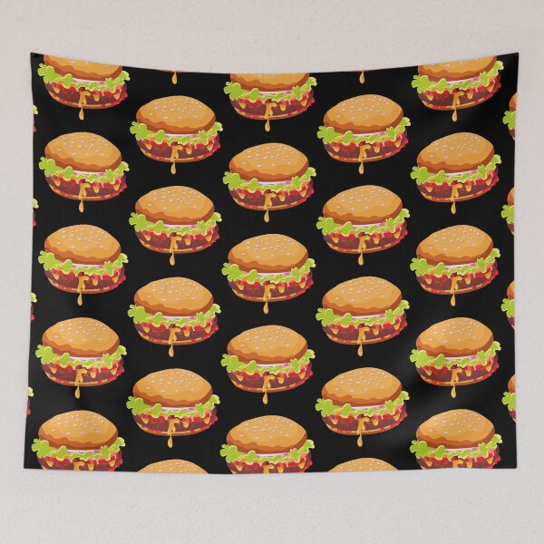 Item preview, Cartoon Juicy Burger designed and sold by Art-of-Rory.