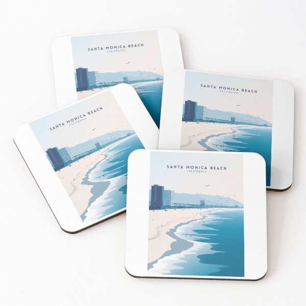Item preview, Santa Monica Beach Serenity: USA  designed and sold by NeuralVibe.