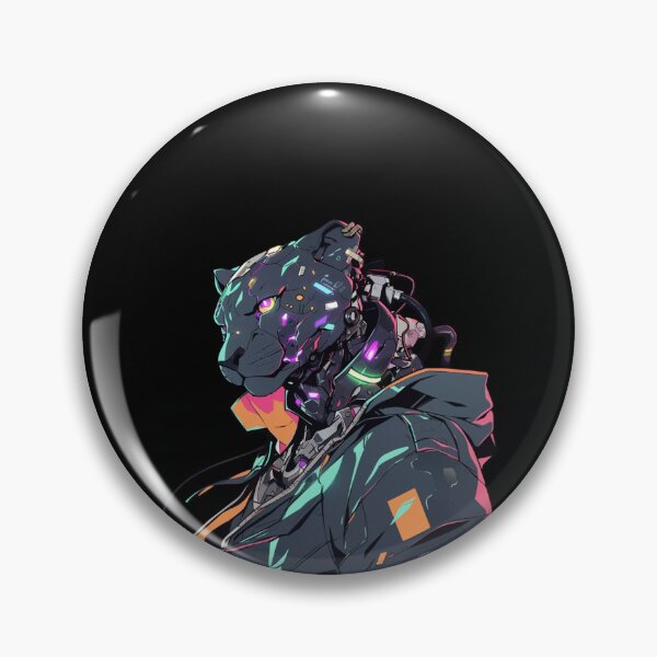 Item preview, Cyber Black Panther // Black Panther // Cool Animal // Cyber Animal // Future Animal Art // Animal Warrior // Animal Cute Art // Gaming Aesthetic stickers designed and sold by SMARTKIT  DESIGNAGENCY.