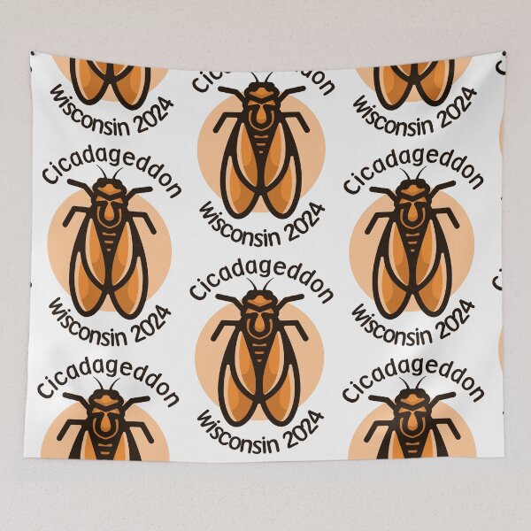 Item preview, Cicadageddon Wisconsin 2024 designed and sold by EmeraldeaArt.