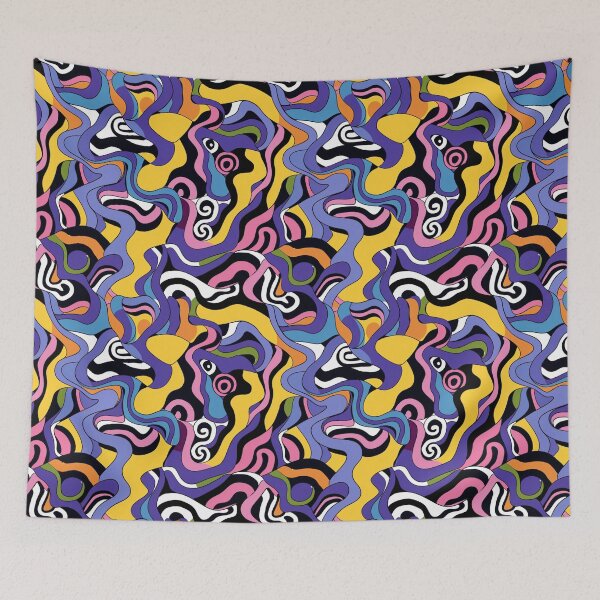 Item preview, Abstract Whirls in a Psychedelic Dream designed and sold by palmyst.