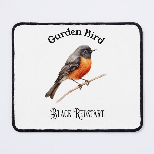 Item preview, Garden Bird Black Redstart designed and sold by DavidBriot.