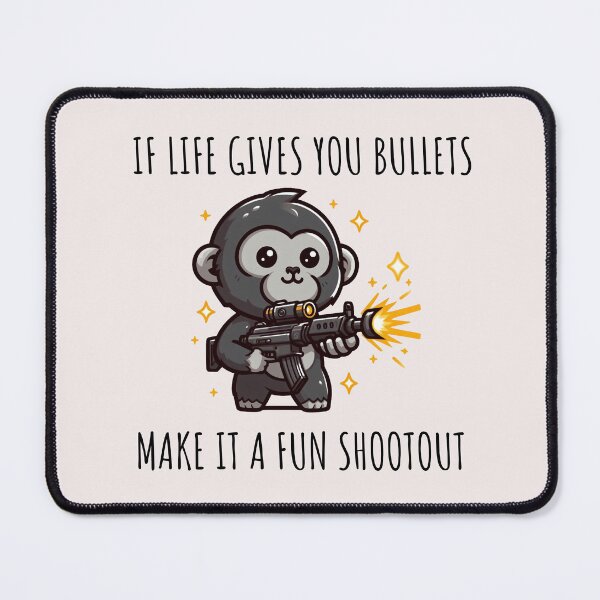 Item preview, Machine Gun Monkey designed and sold by LemuellTrends.