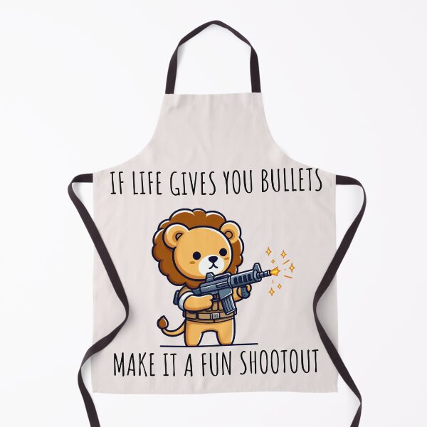 Item preview, Machine Gun Lion designed and sold by LemuellTrends.