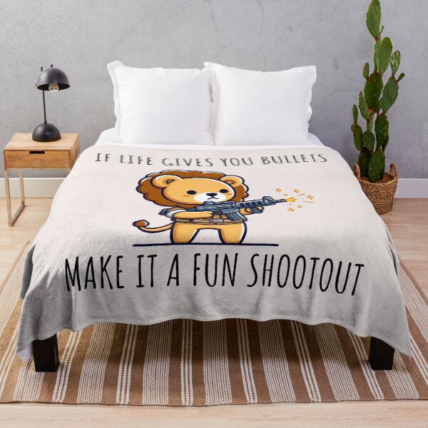 Item preview, Machine Gun Lion designed and sold by LemuellTrends.