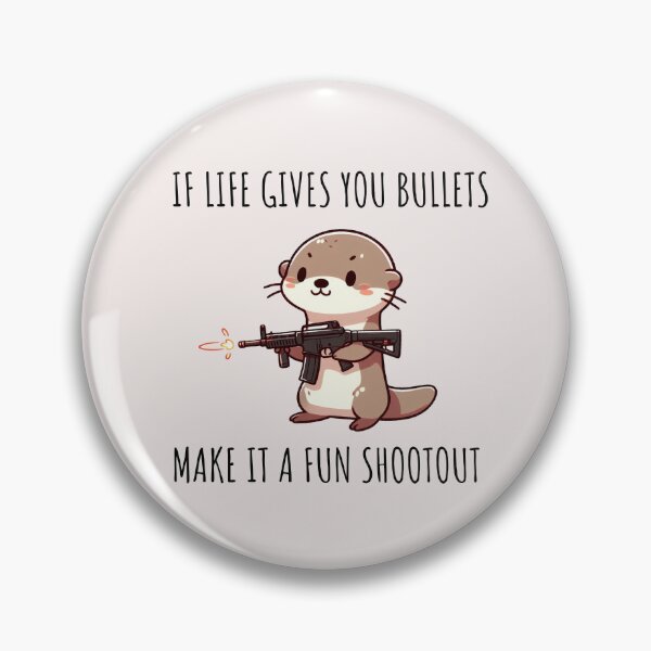Item preview, Machine Gun Otter designed and sold by LemuellTrends.