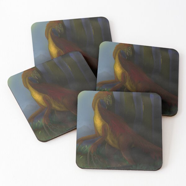 Item preview, Therizinosaurus wondering through the dark woods. designed and sold by MarcoVC-Arts.