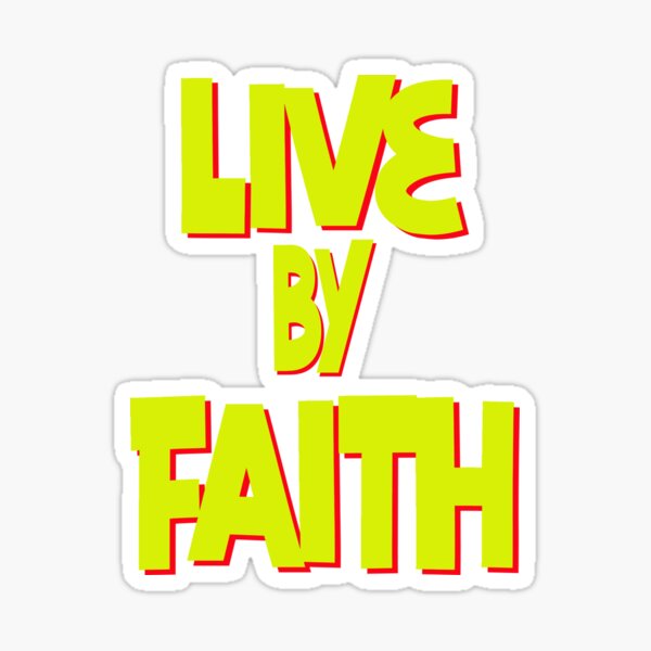 Item preview, live by faith designed and sold by Amerocime.