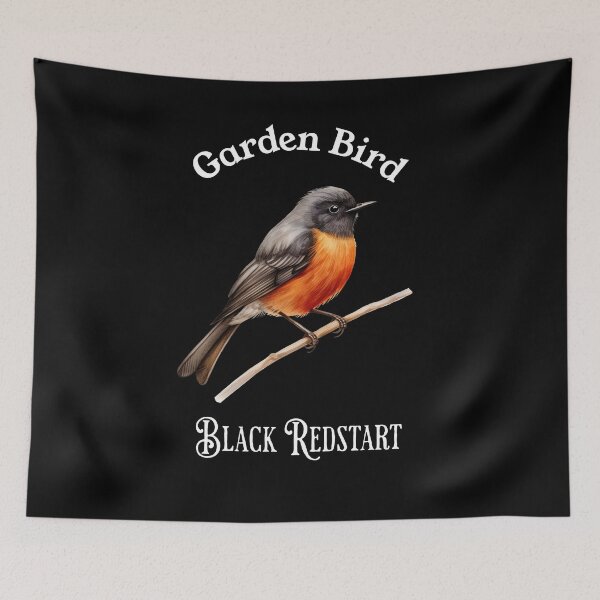 Item preview, Garden Bird Black Redstart  designed and sold by DavidBriot.